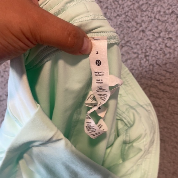 Lululemon Peek Pleat High-Rise Tennis Skirt size 2 color mint - Picture 10 of 11